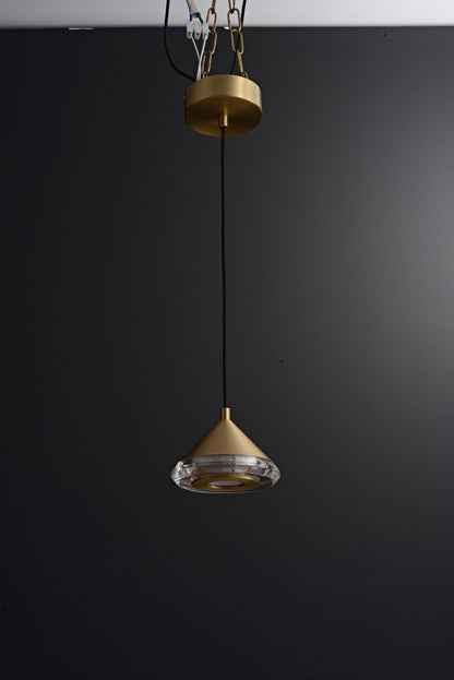 Modern and Vintage Brass Copper Crystal Chandelier - Dining Room Luxury Lighting