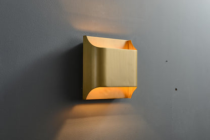 Modern Bronze Wall Lamp Luxury Brass Copper Hanging Light Fixture Antique Mid-Century Design