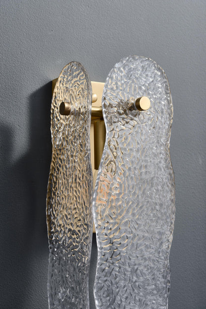 Antique Sconce Glass Copper Brass Wall Sconce Copper Finish