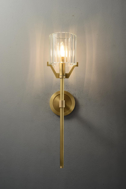 Durable Bronze Copper Wall Lamp K9 Crystal for Stylish Modern Homes