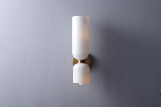 Vintage Industrial Iron and Glass Wall Sconce | Modern Rustic Lighting for Any Space