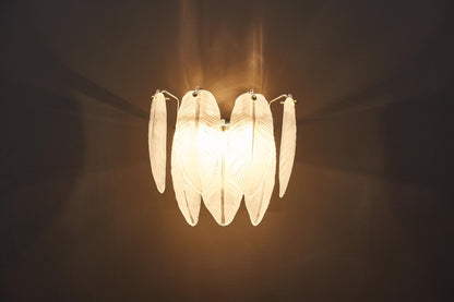 Modern Electroplated Gold Wall Lamp | Elegant Glass Sconce with Gold Hardware