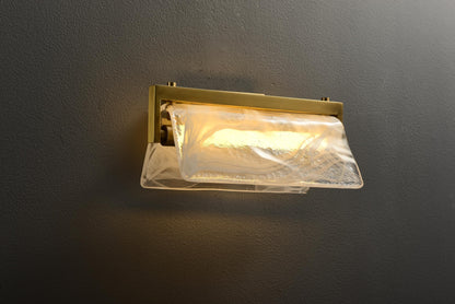 Contemporary Copper Glass Wall Lamp | Designer Copper Wall Lighting Fixtures