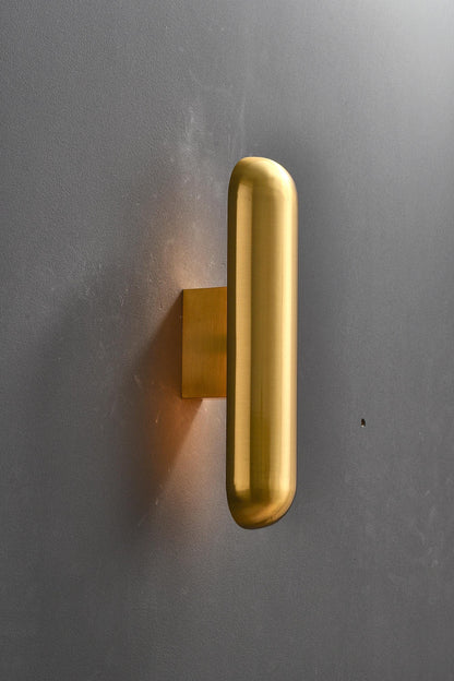 Luxurious Sand Golden Wall Lamp with Electroplated Hardware - Modern Gold-Plated Light
