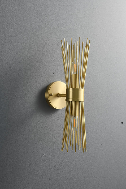 Vintage Wall Sconce – Mid-Century Double Head Copper Wall Lamp