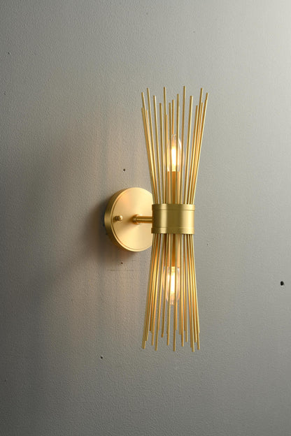 Vintage Wall Sconce – Mid-Century Double Head Copper Wall Lamp