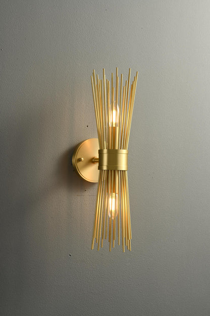 Vintage Wall Sconce – Mid-Century Double Head Copper Wall Lamp