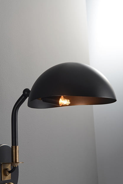 Vintage Lamp | Mid-Century Iron Wall Lamp Light Fixture