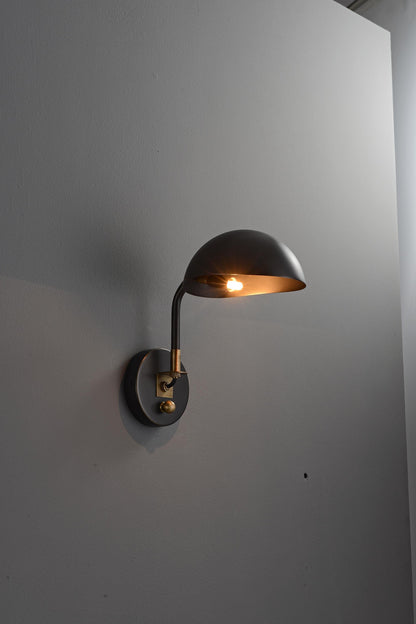 Vintage Lamp | Mid-Century Iron Wall Lamp Light Fixture