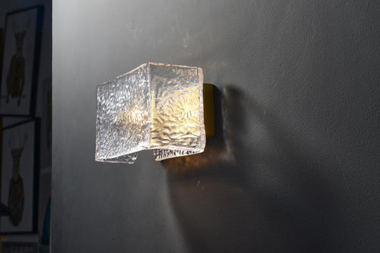 High-Quality Copper Wall Light | Stylish Copper and Glass Wall Light | Designer Copper Glass Wall Sconce