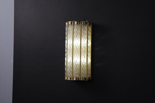 Rustic and Contemporary Copper Wall Lamp | Industrial Copper and Glass Wall Lighting for Modern and Vintage Styles