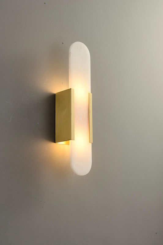 Elegant Marble Copper Wall Fixture | All Copper Wall Lamp for Luxurious Decor