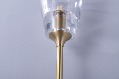 K9 Crystal-Accented Bronze Copper Wall Lamp – Elegant Modern Sconce and Art Deco High-End Lighting Fixture
