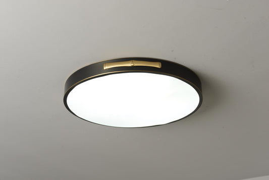 Chic Copper Ceiling Fixture with Black and Acrylic Design – Stylish Pendant Light for Elegant Spaces