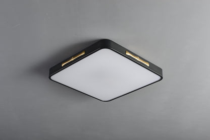 Trendy Copper and Black Lighting – Modern Acrylic Ceiling Lamp with Artistic Design for Contemporary Homes