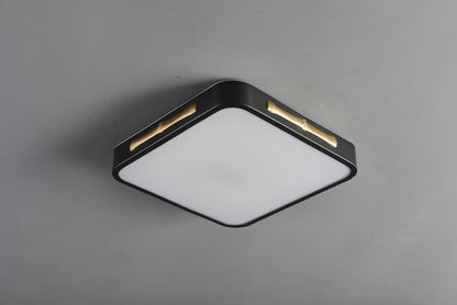 Unique Modern Ceiling Light – Copper and Black Fixture with Sleek Acrylic Pendant