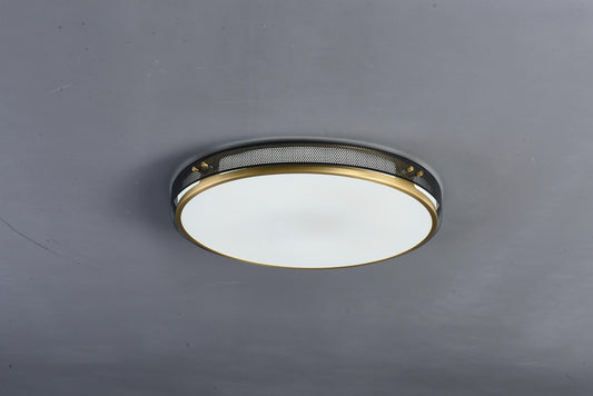 Copper and Iron Ceiling Light | Stylish Black Copper Pendant for Modern and Vintage Decor
