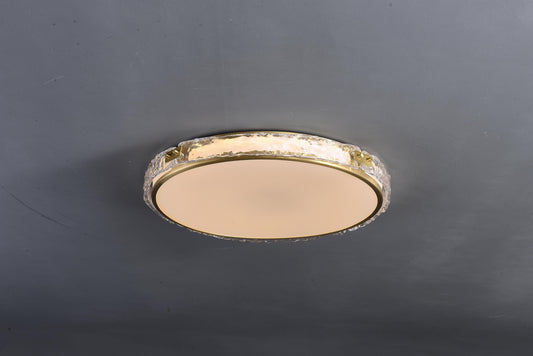 Vintage Copper and Black Ceiling Lamps with Glass Shade for Contemporary Homes
