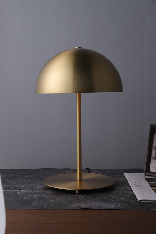 Rustic Industrial Copper Table Lamp | Vintage Copper Finish Bedside, Desk, and Home Office Lighting