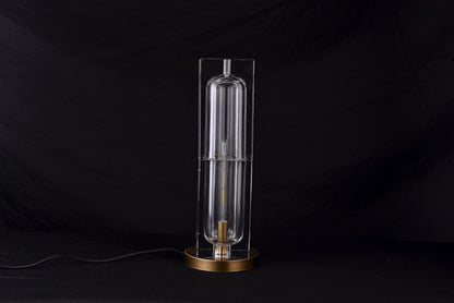 High-End Copper and Crystal Table Lamp | Chic Bronze Lighting with Stylish Modern Design