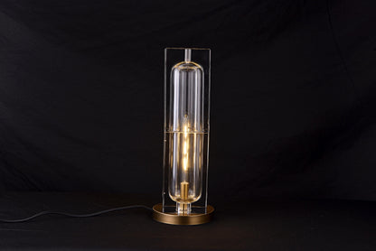 High-End Copper and Crystal Table Lamp | Chic Bronze Lighting with Stylish Modern Design