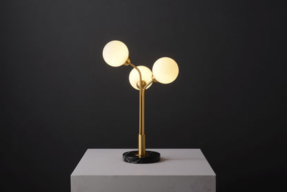 Decorative Copper and Glass Table Lamp | Rustic, Vintage, and Industrial Style Lighting