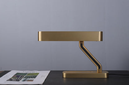 Trendy Copper Table Lamp with Acrylic Shade | Stylish and Unique Design, Modern Desk Light, and Elegant Industrial Copper Lighting