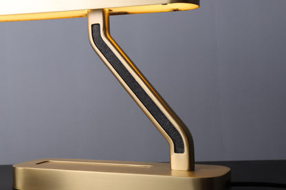 Trendy Copper Table Lamp with Acrylic Shade | Stylish and Unique Design, Modern Desk Light, and Elegant Industrial Copper Lighting